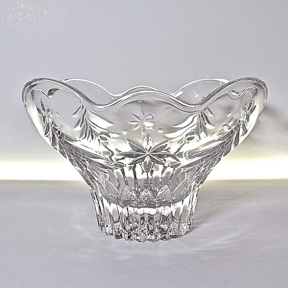 Celebrations by Mikasa  Glass Candy Footed Bowl Christmas Night - Picture 5 of 13